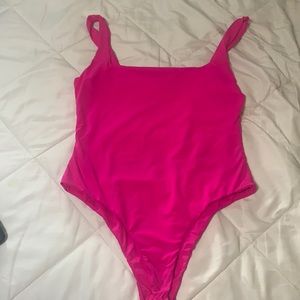 Pink bodysuit